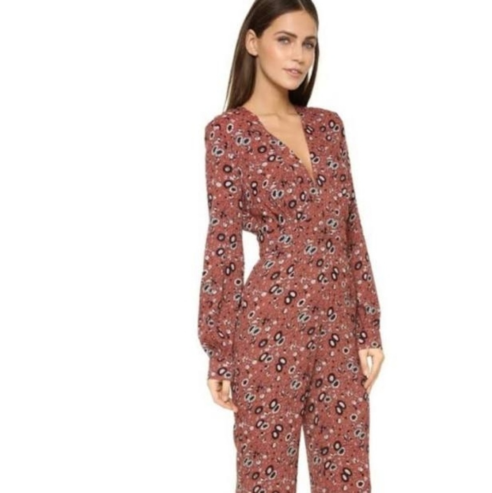 Free People Floral jumpsuit 💢Host Pick!💢